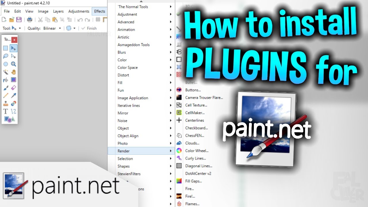 Paint net плагины. Установка Paint.net.