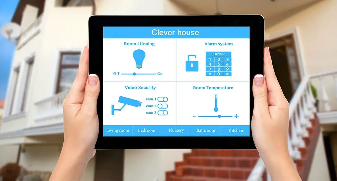 Smart Home. Clever House. Secure keep app.