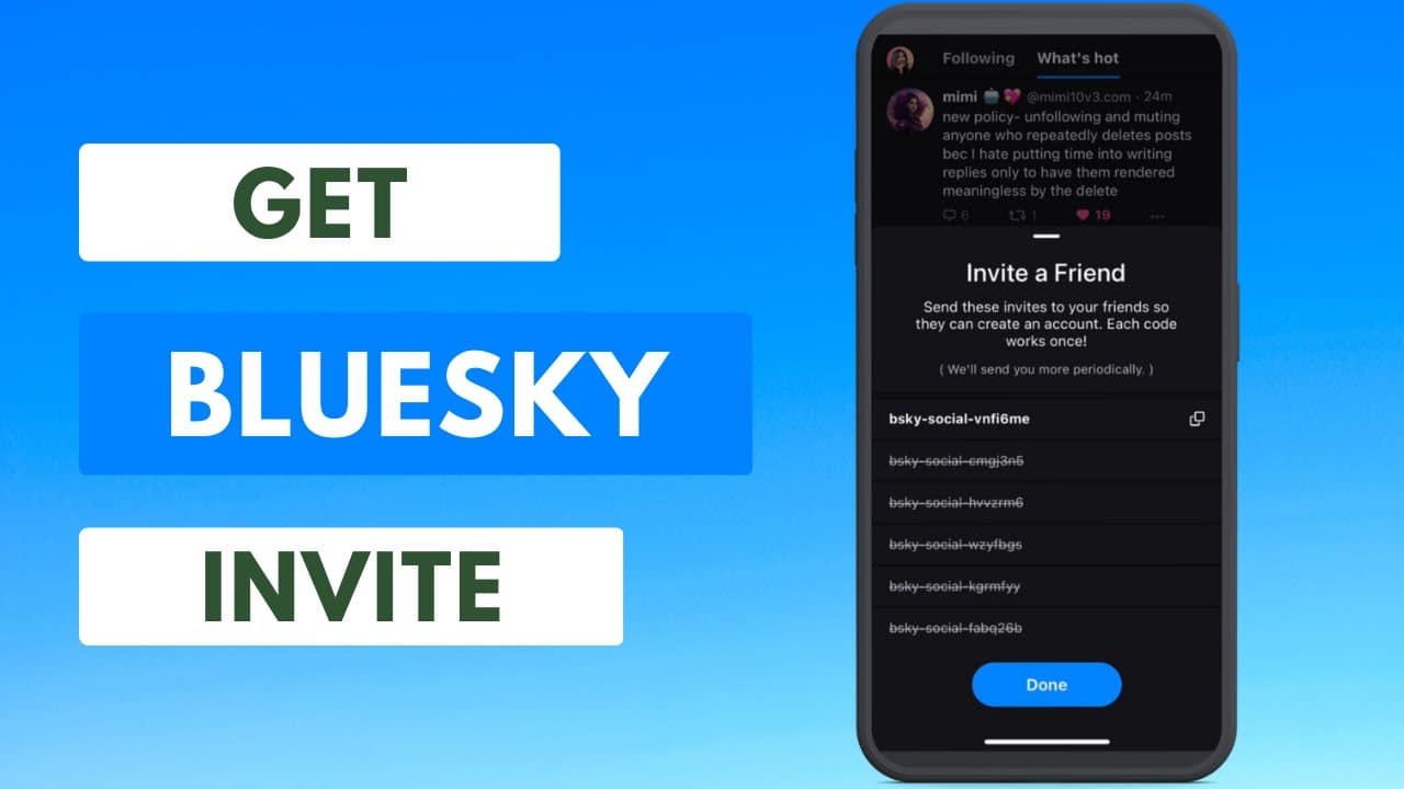 Code D'invitation Bluesky : Comment Obtenir Un Code D'invitation ...